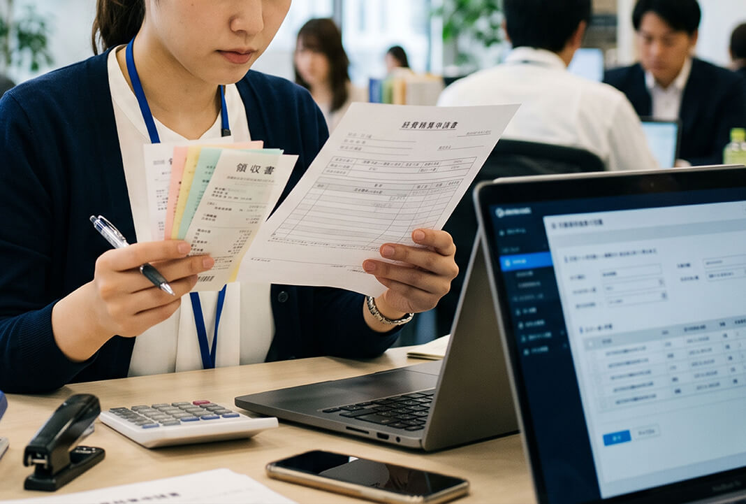 経費精算の処理